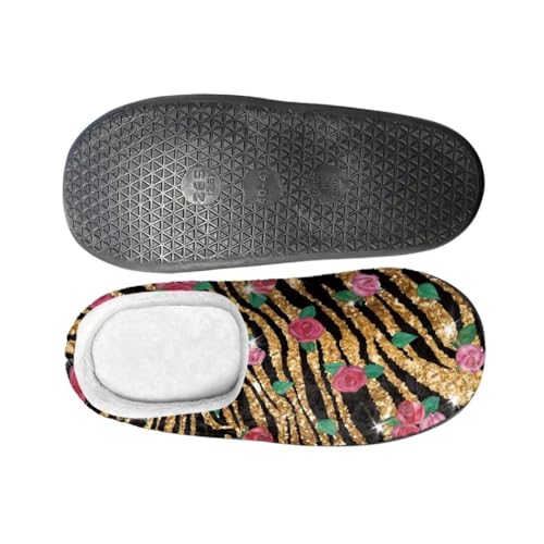 Jeiento Comfort Slippers for Women Memory Foam Scuff Slippers Indoor Outdoor Winter Closed Back Slipper with Anti-Skid Rubber Sole3