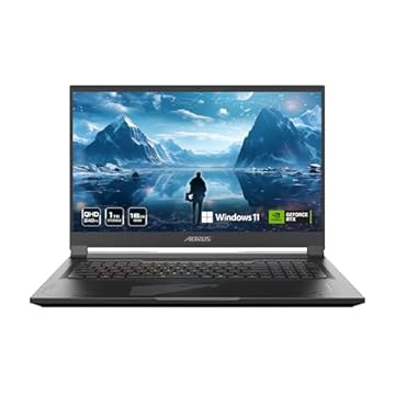 GIGABYTE AORUS 17: 17,3" 16:9 QHD 2560x1440 240Hz, NVIDIA GeForce RTX 4070 Laptop GPU 8GB GDDR6, Intel Core Ultra 7 155H, 16GB RAM DDR5, SSD 1TB, Win11 Home AD (AORUS 17 BSG-13US654SH)