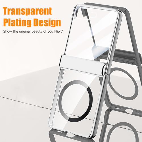 Coque Samsung Z Flip 7 transparente pour un usage quotidien mains libres