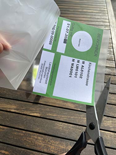 Cardpicker CARDPICKERflex - Parkausweis Halter Folie selbsthaftend Laminierung Windschutzscheibe Parkausweishalter NEUHEIT!