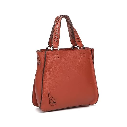 Abbacino Bandolera de piel en naranja Naranja