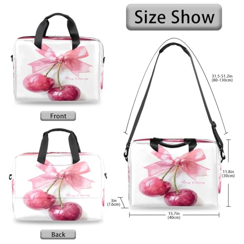 Bolso para portátil rosado impermeable de 16 pulgadas miniatura 6