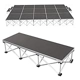 1,2'X4' 4'X4' Palchi pieghevoli per spettacoli, gradini collegabili per concerti, piattafo...