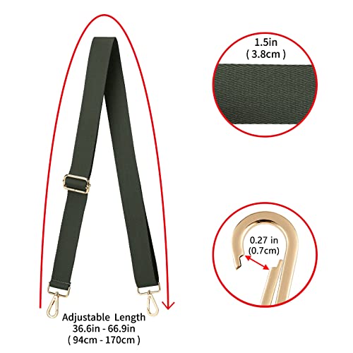 Image of ZOOEASS Wide Shoulder Strap (Solid),Adjustable Replacement Belt Crossbody Canvas Bag Handbag