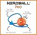 Nero Ball Pro K-9 Dog Training Ball on Rope – 2.75″ Heavy-Duty Natural Rubber Reward & Tug Toy with Nylon Throw Handle – High-Visibility Orange – Police, Military & Sport Working Dogs Fetch