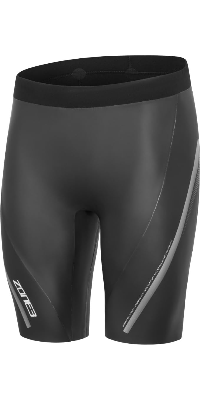 ZONE3 2025 Mens 5/3mm The Originals Buoyancy Shorts - Black/Silver