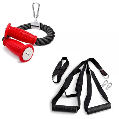 THEFITGUY Cable Push & Pull Bundle – Ergonomic Tricep Rope