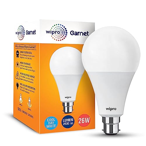 Image of wipro 26W B22 LED Bulb, (Garnet)