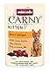 animonda Carny Kitten Katzenfutter nass Rind + Geflügel, 12 Portionsbeutel (12 x 85g), getreidefreies Katzen Nassfutter ohne Zucker, mit frischen fleischigen Zutaten