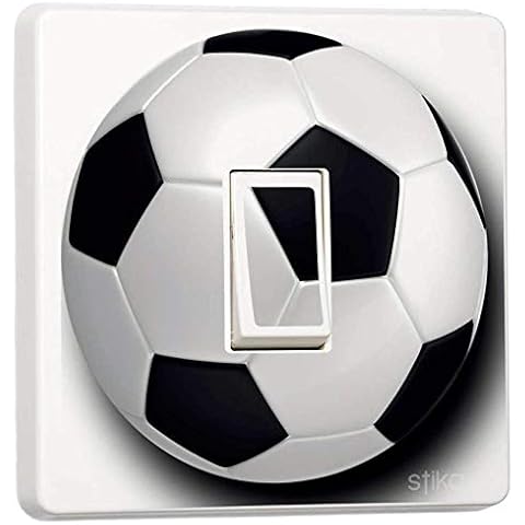 Pack of 2 Football Light Switch Stickers Cover