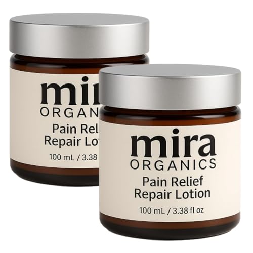 KUNLEN 2Pack Mira Pain Relief & Repair Lotion Nerve Relief Cream for Hands Wrists & Body Non-Greasy Formula with Arnica Magnesium & Botanical Extracts 3.38 fl oz