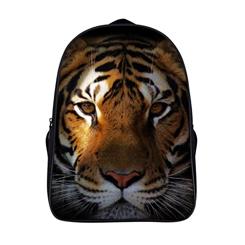 Sac à dos de voyage imprimé tigre, idéal pour les sorties et le collège
