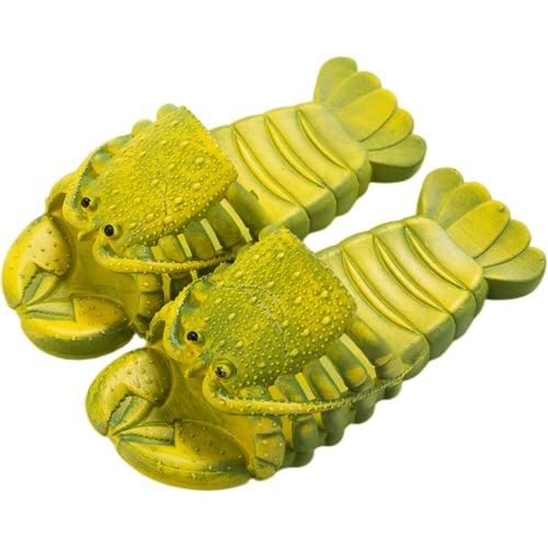 Image of Lobster Slippers for Women and Men | Lobster Slides | Lobster Flip Flops | Lobster Sandals |Bathroom Slippers | Extremely Comfy | Cushioned Thick Sole