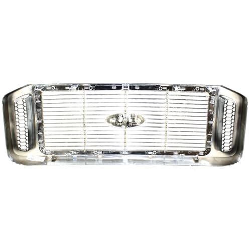 Image of Garage-Pro Grille Assembly For Ford F-250 Super Duty 2006-2007 Chrome