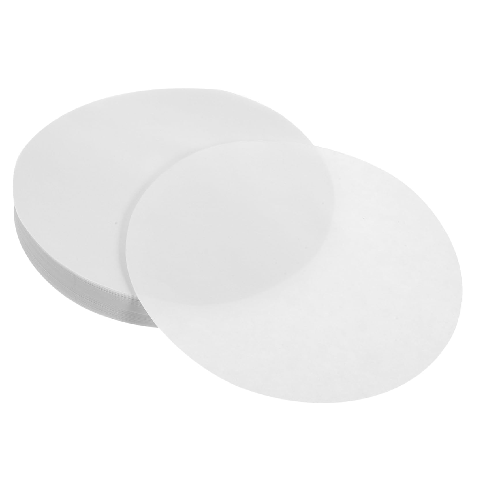 Garneck 100 Pcs 18cm Qualitative Paper Medium Flow Rate Lab Filters for Water/Aquarium/Dishwasher Use