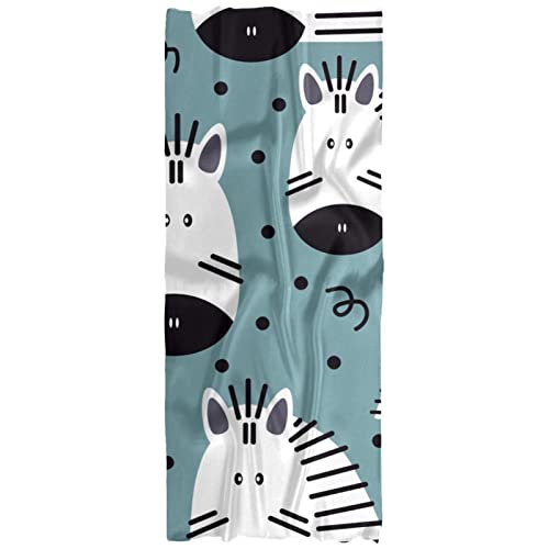Écharpe légère femme printemps automne hiver motif zèbre coloré