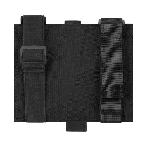 YChoolco Kit de Rangement for Brassard Tactique, Porte-Cartes au Poignet, Pochette for Bras, Porte-Cartes for tir, Sauvetage, Surveillance et mesures(BK)