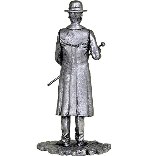 Sherlock Holmes, Dr. Watson And Inspektor G. Lestrade. Holmes Stories. Sir Arthur Conan Doyle. Metal Sculpture. Collection 54Mm (Scale 1/32) Miniature Figurine. Tin Toy Soldiers (1, 1) #TOP7