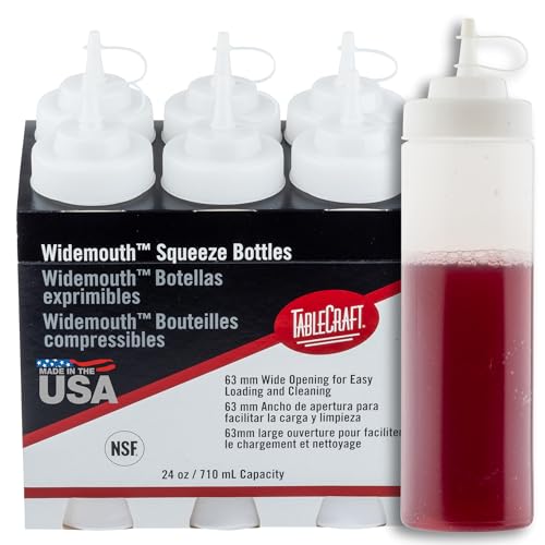 TableCraft 24 oz Wide Mouth Squeeze Bottle