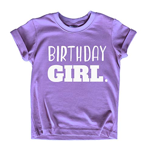 Image of Birthday Girl Shirt Toddler T-Shirt Kid Birthday Party Outfit Tee Gift for Girls 1st 2nd 3rd 4th 5th 6th 7th 8th Tops