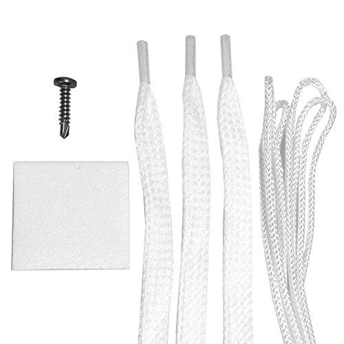 Jimalax Lacrosse White Stringing Kit #TOP16