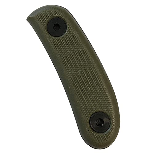 ESEE Candiru Knife Handle Scales, Compatible with Fixed Blade Hunting Knife, Camping Knives Grip Upgrade for Survival, Tactical, Hiking & Outdoor Use, Cool Gifts for Men (OD G10)