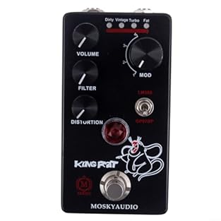 【Based on Pro Co Rat circuit】This electric guitar effects pedal is built on the well-known and highly respected Pro Co Rat circuit, a and authentic sound. 【Fuzz distortion】With its fuzz distortion effect, this pedal adds richness and depth to your gu...