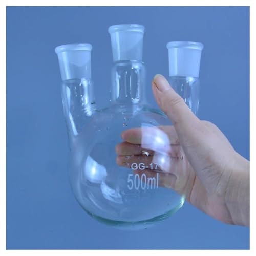 Flacon à fond rond trois cols en verre pour vos montages de chimie