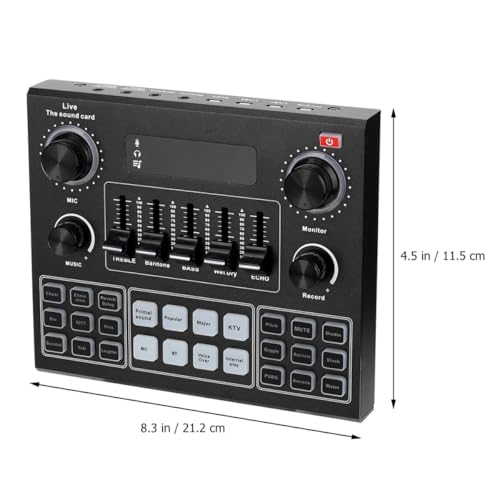 Changeur de voix portable pour streaming en direct et mixeur audio de soirée entre amis