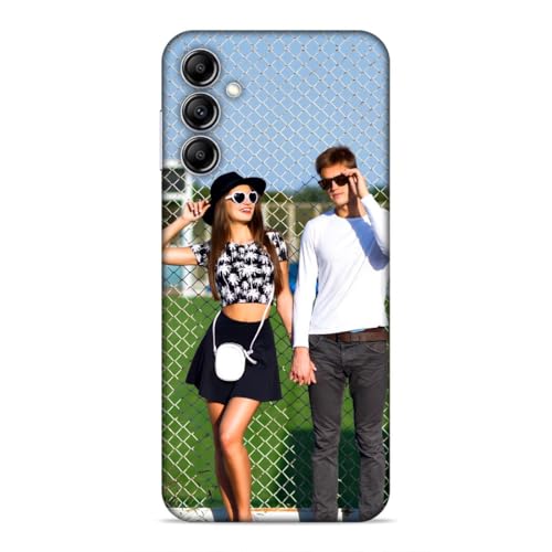 Image of Custom Design Back Cover for Samsung Galaxy A35 5G, Upload Your Photo, Logo or Artwork & Type Name, Quote, Punches, Polycarbonate Hard Case for Boys and Girls