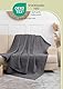 LAYNENBURG Premium Baumwolldecke 220x240 cm - Oeko-TEX 100 - Baumwollmix Kuscheldecke - Decke als Wohndecke, Sofa-Decke & Couchdecke - Wolldecke kuschelig-warm aus Baumwolle (anthrazit)
