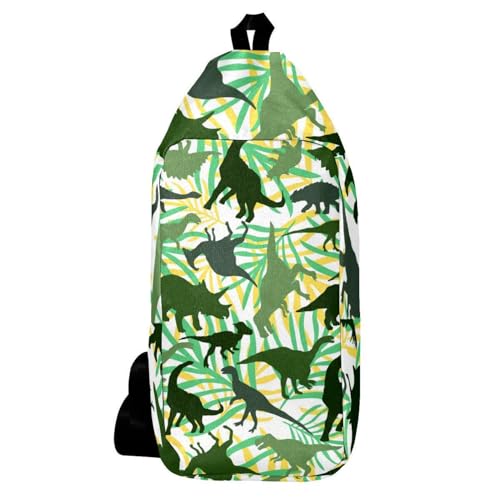 Sac à dos à bandoulière léger pour soulager le dos en voyage avec motif dinosaure original