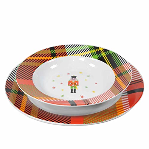 Home 18 Pièces de Vaisselle Royal, Porcelaine, Décorée