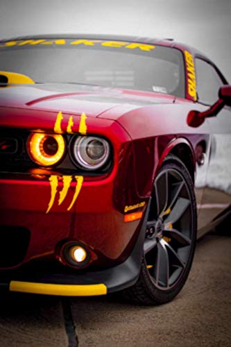 Claw Marks Headlight Decal Available in Twelve Colors!. Genuine ViaVinyl Brand Vinyl Sticker/Decal for Sports Cars (Yellow)