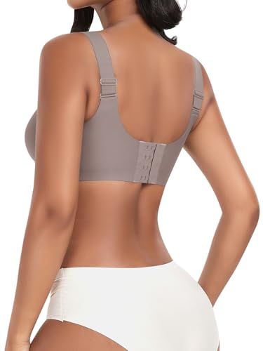 Image of Wireless Bras for Women No Underwire Seamless Full Coverage Comfortable Everyday Bra with Medium Support