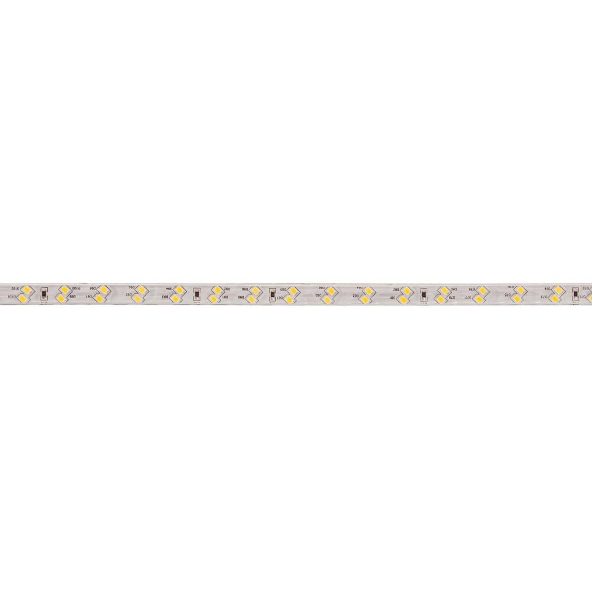 ASLO – Cinta LED de 7 W sobre bobinadora de 25 m – Guirnalda luminosa blanca 4000 K – para interior exterior y fachada casa evento