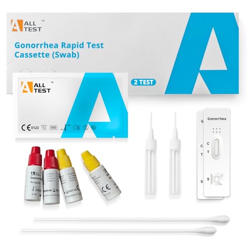 2x Test rapido della gonorrea - Test per gonorrea uomo e donna Alltest 2 test/kit