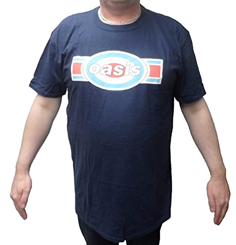Mazeys Mens Official Oasis T Shirts (XX Large, Oblong Target)