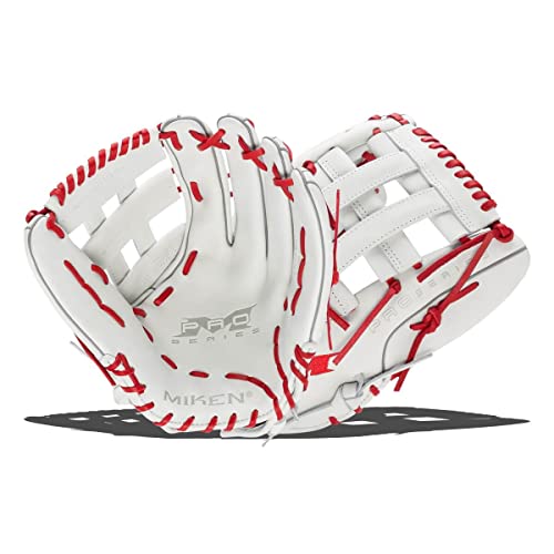 Miken Pro Series 13.5" Slow Pitch Softball Glove: PRO135-WS Right Hand Thrower
