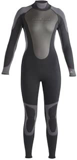 Aqua Lung Sport Women's 3mm Quantum Stretch Fullsuit (Black/Pink, 7-8) - coolthings.us