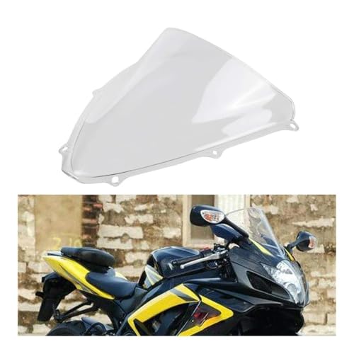 Pare-brise moto double courbure pour GSXR 750 K7 look racing
