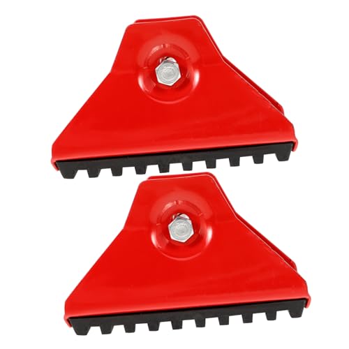 Angoily Cuscinetti Per Piedini Scale Antiscivolo Tappetino Stabilizzatore in Gomma Per Scale Articolate Set 2 Pezzi Per Sicurezza e Stabilità