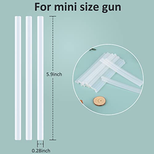 Reidea Hot Glue Gun Sticks For Mini Size Glue Gun, 5.9" Long X .28" Diameter, 25 Count #TOP1