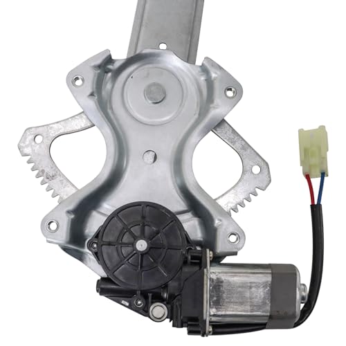 Image of TRQ Front Driver Side Power Window Motor and Regulator Assembly Compatible with 2006-2012 Toyota RAV4 Japan Built Models 1st VIN Digit J 2004-2006 Scion xA Japan Built Models 1st VIN Digit J