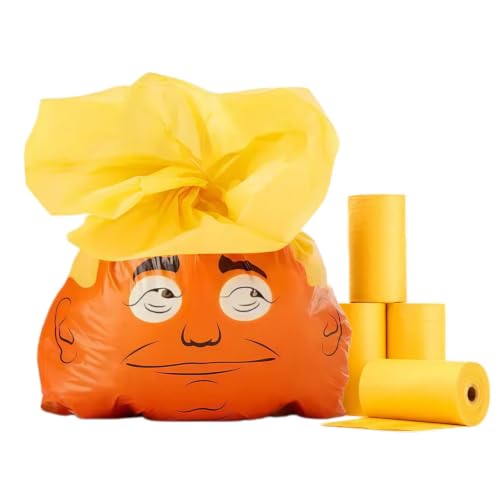 The Most Presidential Funny Dog Poop Bags - 60PCS (4 Rolls x 15 Bags Each) Leak-Proof Extra-Thick Pet Waste Bags Novelty Gag White Elephant Gift for Pet Walking