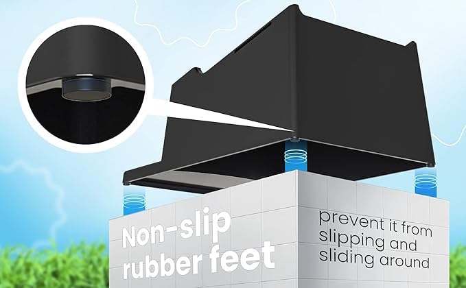 Miniatura 6 de TidyFriend - Soporte para detergente líquido para ropa con bandeja de goteo y patas de agarre de goma, soporte para organización y almacenamiento de