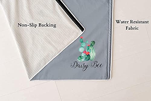 Easy Clean Up Pourable Splat Mat For Under High Chair, Waterproof Spill Mat Washable Non-Slip Floor Protector Splash Mat #TOP2