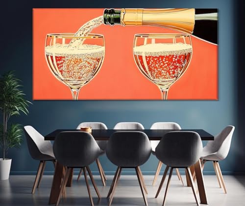 Imprimé sur toile Prosecco tableau mural convivial - 4