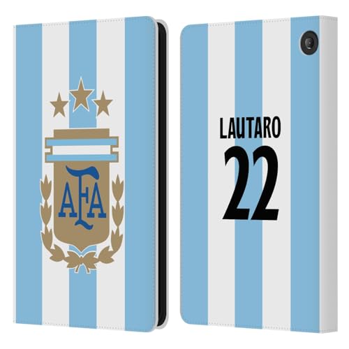 Étui portefeuille Argentine Lautaro Martínez Fire 7 2022 avec support et fentes cartes