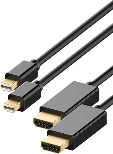 Tomicoco Mini DisplayPort HDMI Thunderbolt Mini �f�B�X�v���C�|�[�g to HDMI�ϊ��A�_�v�^ mini dp hdmi�ϊ� �P�[�u��HP �����b�L�R�l�N�^���� �𑜓x 4K 1080P �I�ׂ� (1080P